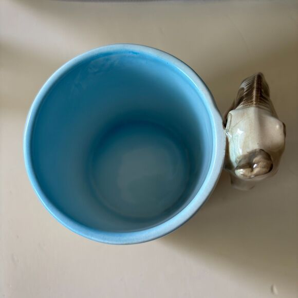 Vintage 1989 Five & Dime #4074 3D Whimsical Giraffes 14oz. Stoneware Coffee Mug - Picture 4 of 5